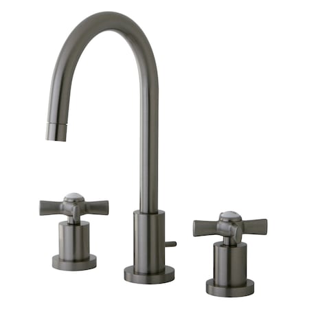 Kingston Brass KS8958ZX Mini-Widespread Bathroom Faucet, Brushed Nickel KS8958ZX